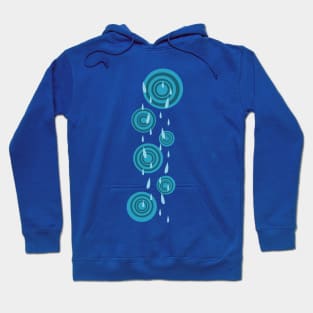 Blue Rain Hoodie